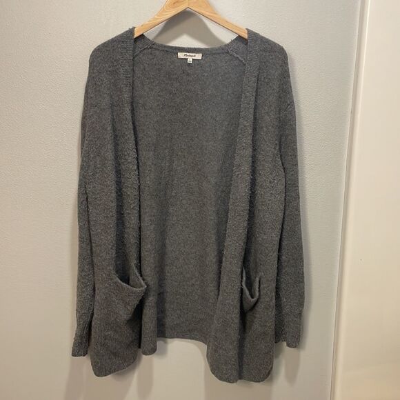 𝅺Madewell woman’s grey open cardigan - Picture 2 of 9